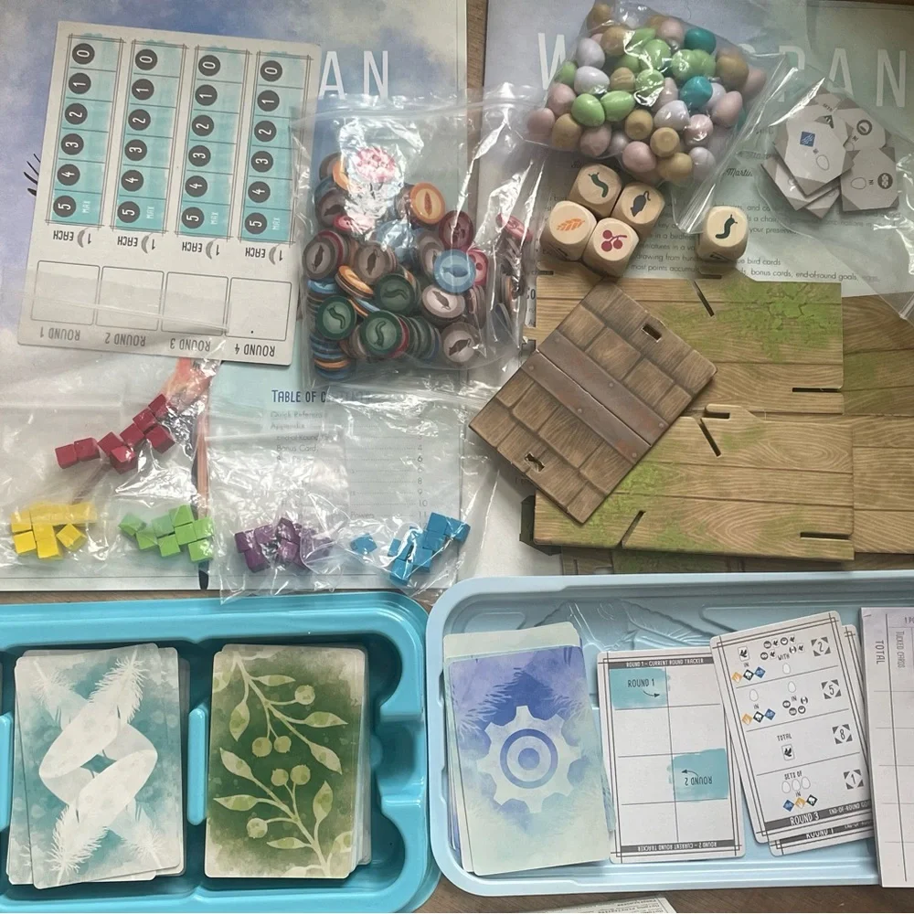 Wingspan Board Game by Stonemaier Games — White and Orange Bird Artwork - Picture 7 of 15